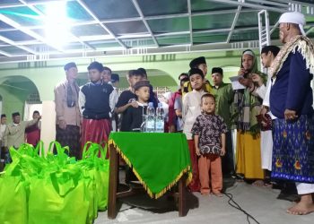 Warga Ciheulang Tonggoh Peringati Isra’ Mi,raj, Sekaligus Penyambutan Bulan Suci Ramadhan 1442 H