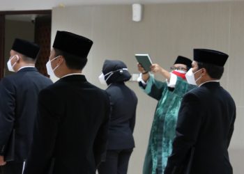 Ketua KPK Lantik Delapan Pegawai Baru dari Kepolisian