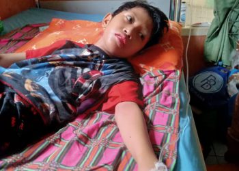 Akibat Terjatuh,M.Ikbal 14 Tahun, Warga Cikakak, Alami Kelumpuhan