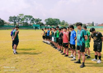 Jelang Babak Kualifikasi PORPROV 2021,Atlet Sepakbola Sukabumi Jalani Screening di Bandung