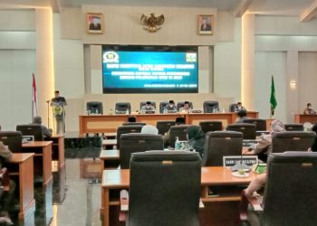 Bahas Raperda Pelaksanaan APBD Kabsi TA 2020, DPRD Gelar Rapat Paripurna