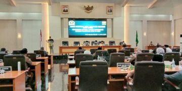 Bahas Raperda Pelaksanaan APBD Kabsi TA 2020, DPRD Gelar Rapat Paripurna