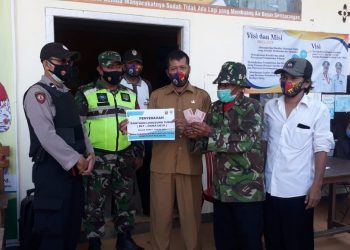 Pemdes Tamanjaya lakukan Vaksinasi Covid-19 bagi Warga Sekaligus Pembagian BLT Dana Desa