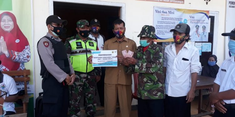 Pemdes Tamanjaya lakukan Vaksinasi Covid-19 bagi Warga Sekaligus Pembagian BLT Dana Desa