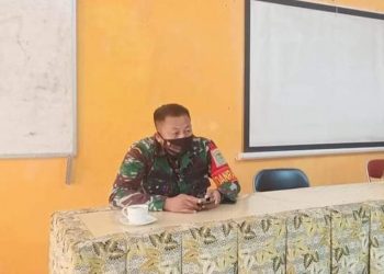 Kecamatan Jampangkulon Masuk Zona Merah, Danramil akanTerapkan PPKM Mikro Darurat Secara Tegas