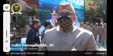 Ketua DPRD Ikuti Upacara Peringatan Hari Jadi Kabupaten Sukabumi yang ke 151