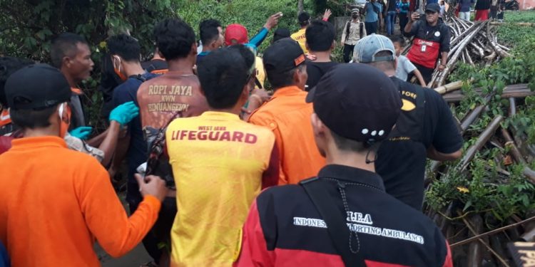 Insan Fauzi Korban Tenggelam di Sungai Ciletuh Palangpang Berhasil Ditemukan