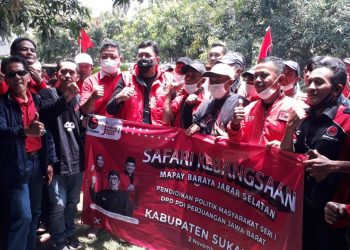 Ketua DPD PDI Perjuangan Jawa Barat Singgah di PAC Ciemas Dalam rangka Roadshow Jabar Selatan