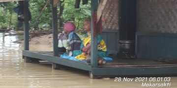 Banjir Besar Terjadi di Kecamatan Ciemas Sukabumi, Aktifitas Warga Lumpuh Total