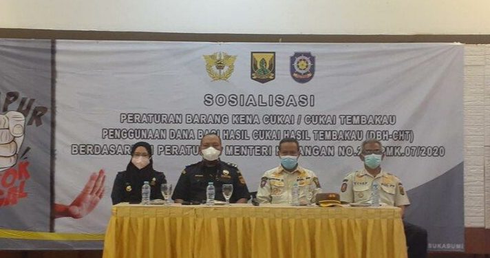 Satpol PP Kab. Sukabumi Bersama Bea Cukai Bogor Sosialisasikan Rokok Ilegal, Ini Ciri-cirinya