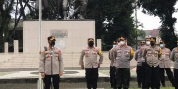 Polres Sukabumi Gelar Apel Siaga & Bentuk Pasukan Pengurai Kemacetan Jelang Nataru