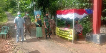 Koramil 0622-13/Jampangkulon Laksanakan PAM Nataru di Kawasan Wisata Panorama Cikondang