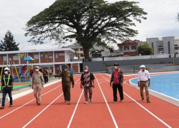 Penataan Alun – alun, Lapang Merdeka dan Jalan A. Yani Kota Sukabumi Telah Rampung