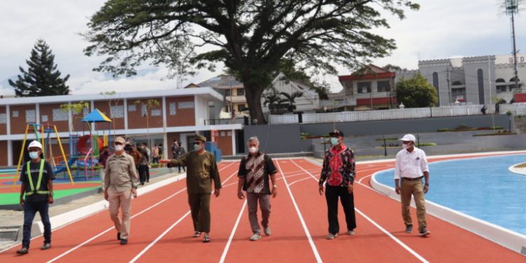 Penataan Alun – alun, Lapang Merdeka dan Jalan A. Yani Kota Sukabumi Telah Rampung