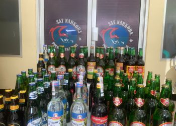 Gelar Razia, Sat Narkoba Polres Sukabumi Sita 77 Botol Miras di Palabuhanratu