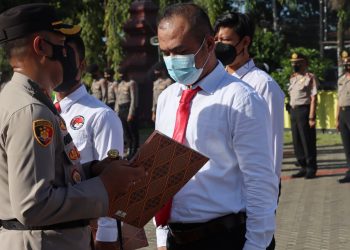 Kado Indah Diawal tahun, 79 Personel Polres Sukabumi Dapat Kenaikan Pangkat