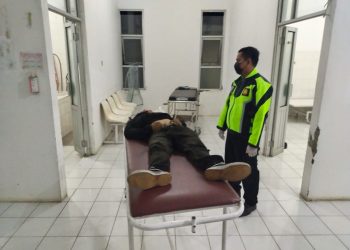 Tabrak Pagar Beton, Pengendara Motor Tewas di Tempat