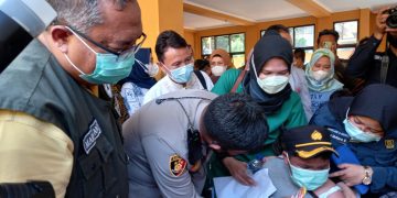 Polres Sukabumi Launching Vaksinasi Merdeka Anak Usia 6-11 Tahun