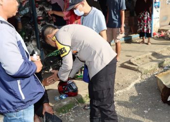 Kapolres Sukabumi Bantu Evakuasi Korban Kecelakaan Lalu Lintas