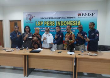 Profesi Wartawan kini Bisa Disertifikasi lewat Lembaga Sertifikasi Profesi (LSP) Pers Indonesia