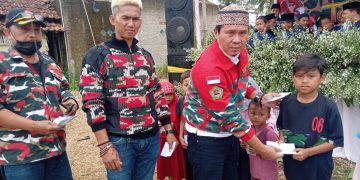 Peringati Isra Mi’raj, MAC LMPI Kecamatan Cicantayan Santuni Anak Yatim Piatu dan Jompo