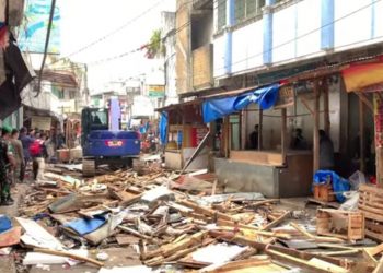 Pemkot Sukabumi Tertibkan Lapak PKL di 7 Titik Lokasi
