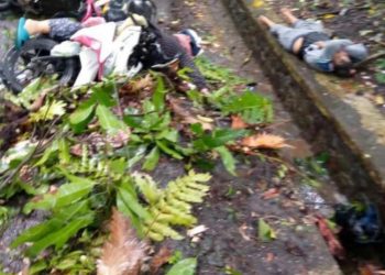 2 Orang Pengendara Motor Meninggal di Tempat Akibat Tertimpa Pohon Tumbang di Depan Hotel SBH Palabuhanratu