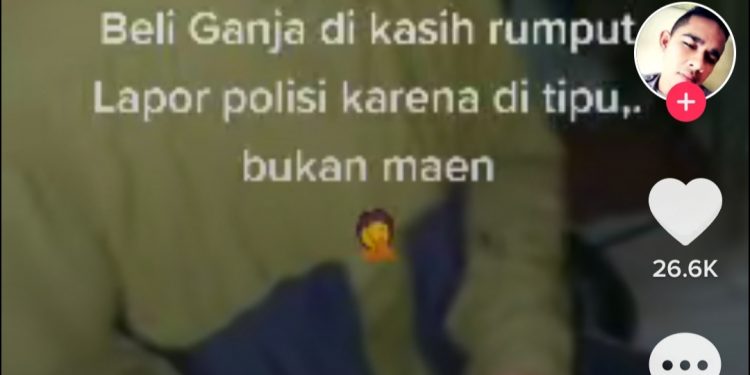 Niat Beli Ganja, eh Dikasih Rumput, Pria Kocak ini Lapor Polisi