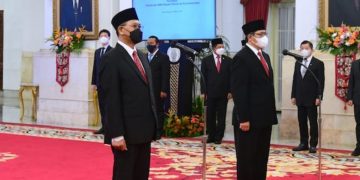 Presiden Lantik Bambang Susantono dan Dhony Rahajoe sebagai Kepala dan Wakil Kepala Otorita Ibu Kota Nusantara