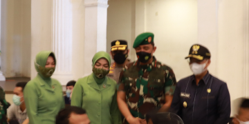 Danrem 061/Suryakancana, Brigjen TNI Rudy Saladin Tinjau Pelaksanaan Vaksinasi oleh Pemkot Sukabumi dan Kodim pada Warga