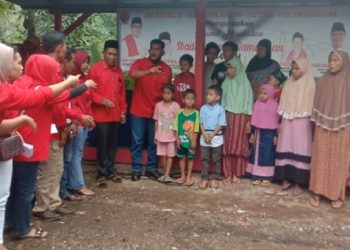 Sambut Bulan Ramadan, PDI-P Simpenan Santuni Anak Yatim Serta Resmikan Kantor Baru
