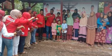 Sambut Bulan Ramadan, PDI-P Simpenan Santuni Anak Yatim Serta Resmikan Kantor Baru