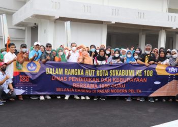 1080 Guru Belanja Bareng di Pasar Pelita Sukabumi