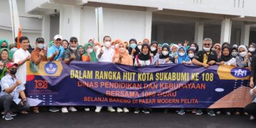 1080 Guru Belanja Bareng di Pasar Pelita Sukabumi