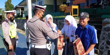 Satlantas Polres Sukabumi Kota Lakukan Giat Police Goes To School