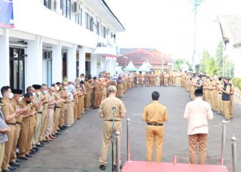 Pemkot Sukabumi Gelar Apel Perdana Pasca Idul Fitri