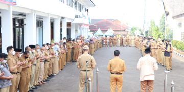 Pemkot Sukabumi Gelar Apel Perdana Pasca Idul Fitri