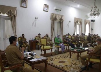 Sekda Kabupaten Sukabumi, Ade Suryaman, Pimpin Rapat Koordinasi Peningkatan Penggunaan Produk Dalam Negeri.