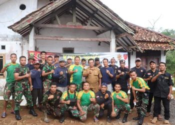SAMBUT HUT KE 60, YONARMED 13 GELAR KARYA BAKTI DI CIKIDANG SUKABUMI