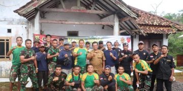SAMBUT HUT KE 60, YONARMED 13 GELAR KARYA BAKTI DI CIKIDANG SUKABUMI
