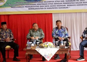 WABUP MINTA KTNA TERUS BERSINERGI TINGKATKAN KESEJAHTERAAN PETANI DI SUKABUMI