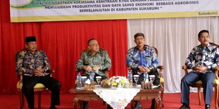 WABUP MINTA KTNA TERUS BERSINERGI TINGKATKAN KESEJAHTERAAN PETANI DI SUKABUMI