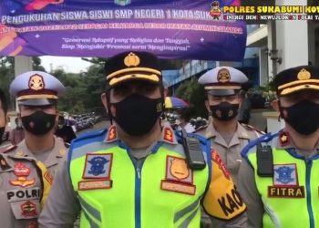 Cegah Euforia Berlebihan dari Siswa yang Lulus, Polres Sukabumi Kota Lakukan Pemantauan  di Lokasi Tertentu