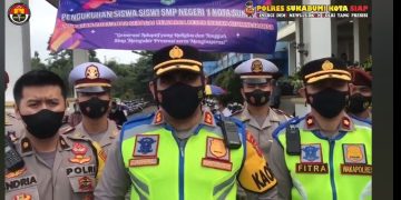Cegah Euforia Berlebihan dari Siswa yang Lulus, Polres Sukabumi Kota Lakukan Pemantauan  di Lokasi Tertentu