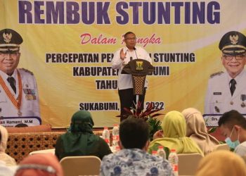 Bupati Sukabumi  Ajak Semua Unsur Berkomitmen bagi Penurunan Angka Stunting