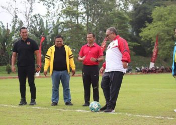 Dalam Rangka HUT Yonarmed  ke 60, Sebanyak 22 Tim Sepak Bola,  Ikuti Open Turnamen  Bupati Cup 2022
