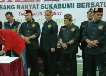 DPP Paguyuban Jampang Tandang Makalangan lakukan Kunjungan Kerja ke DPC Kecamatan Simpenan  Sekaligus Hadiri Acara Deklarasi Penambang Rakyat Sukabumi