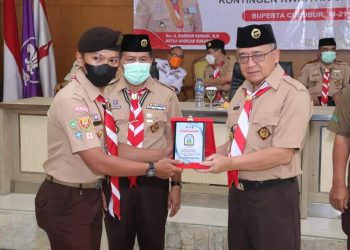 16 ANGGOTA PRAMUKA IKUTI JAMNAS XI, WABUP” PEGANG TEGUH MISI YANG DIAMANATKAN”
