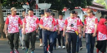 RANGKAIAN PERINGATAN HUT KE 77 KEMERDEKAAN RI, GURAK DAN PEMBAGIAN 10 JUTA BENDERA