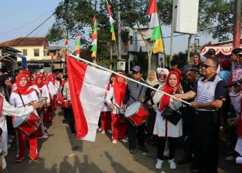 850 PESERTA MERIAHKAN JALAN SANTAI CIBOLANGKALER, WABUP SAMPAIKAN APRESIASI